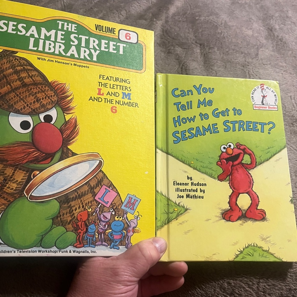 Sesame Street Library Volume 6 & Dr. Seuss Copyright 1978 & 1997 lot of 2